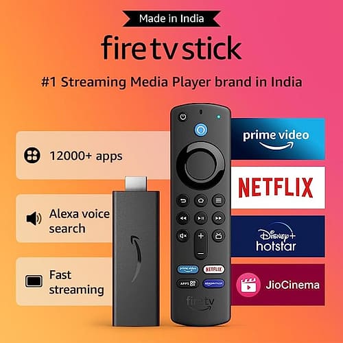 Fire TV Stick with Alexa Voice Remote (includes TV and app controls) | HD streaming device