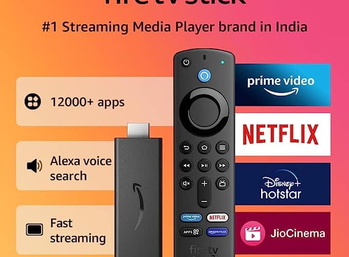 Fire TV Stick with Alexa Voice Remote (includes TV and app controls) | HD streaming device